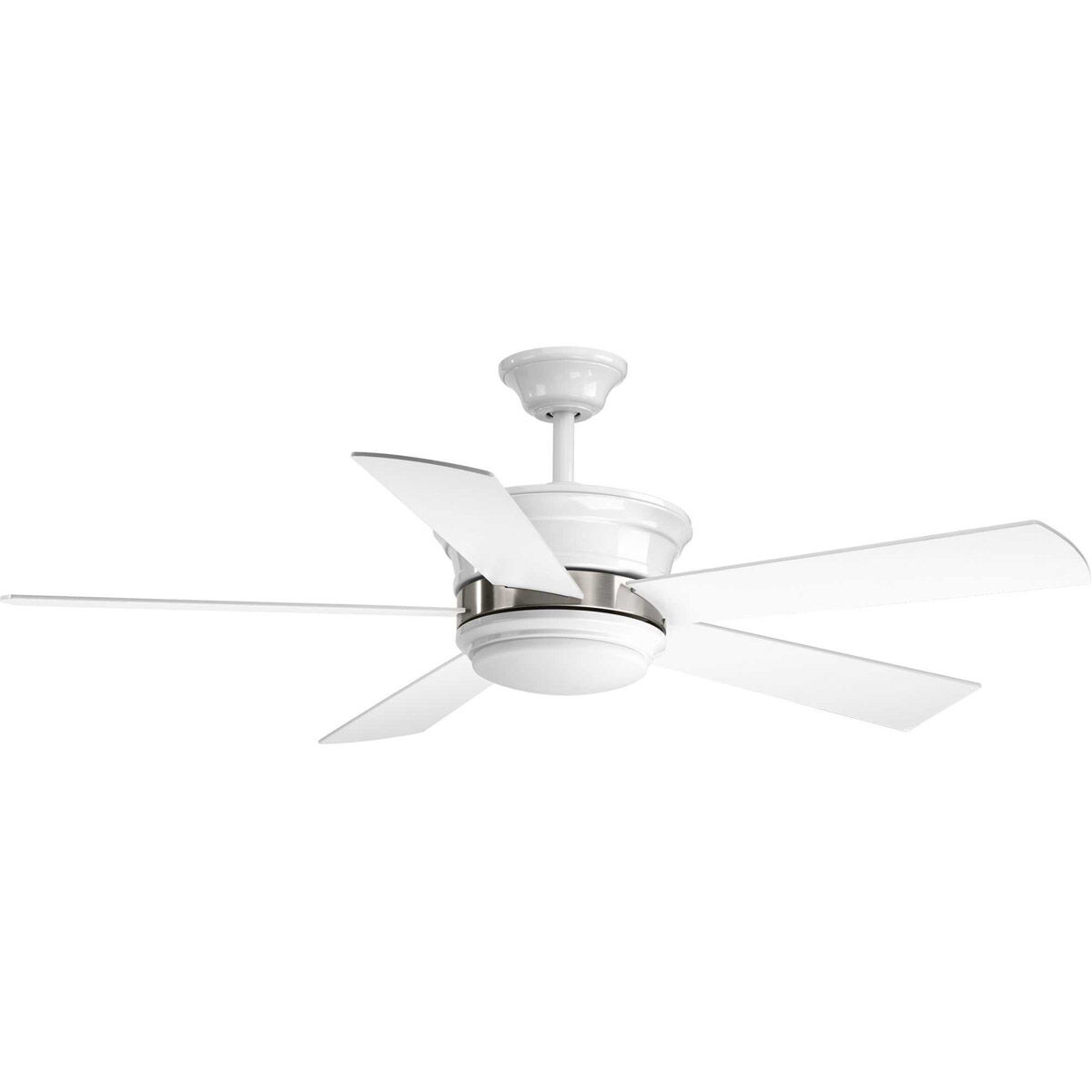Green Lake 54 inch White Ceiling Fan, Progress LED
