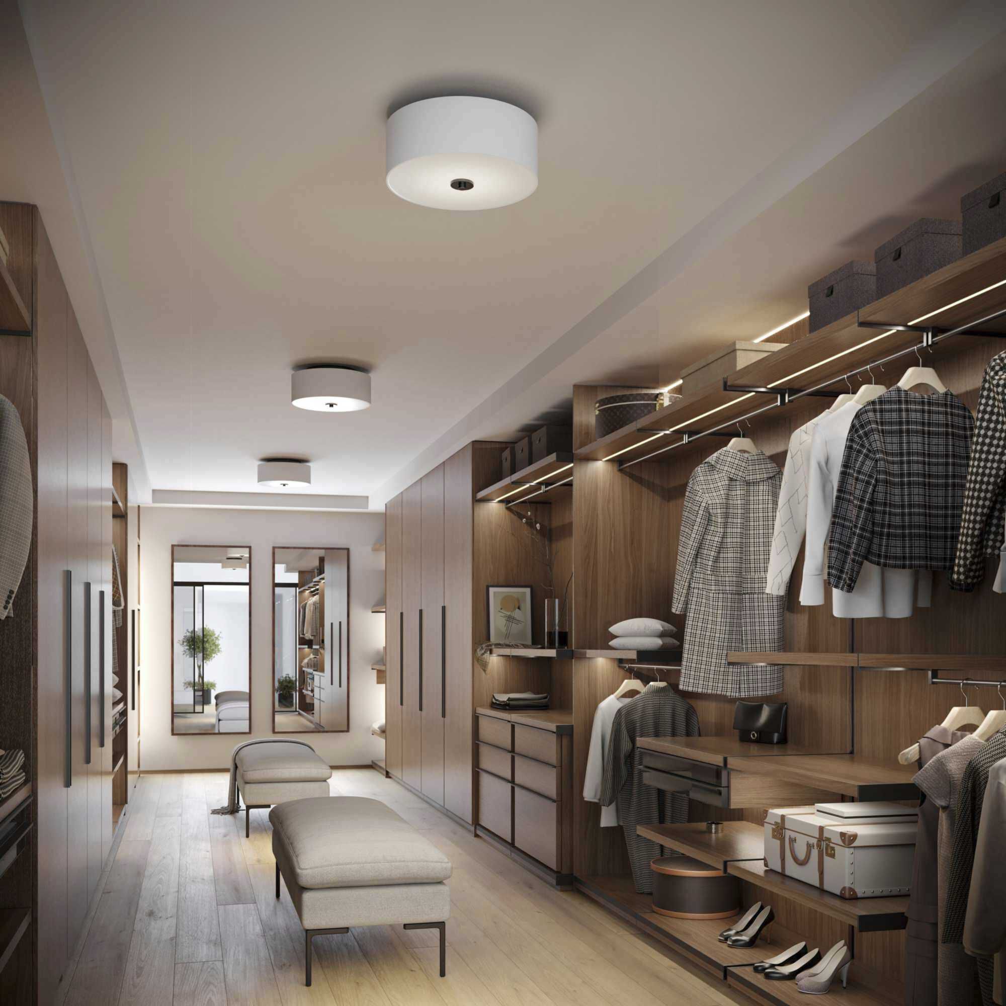 Briscoe 2 Light 13 inch Graphite Flush Mount Ceiling Light