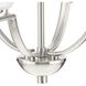 Annette St 4 Light 24 inch Brushed Nickel Chandelier Ceiling Light