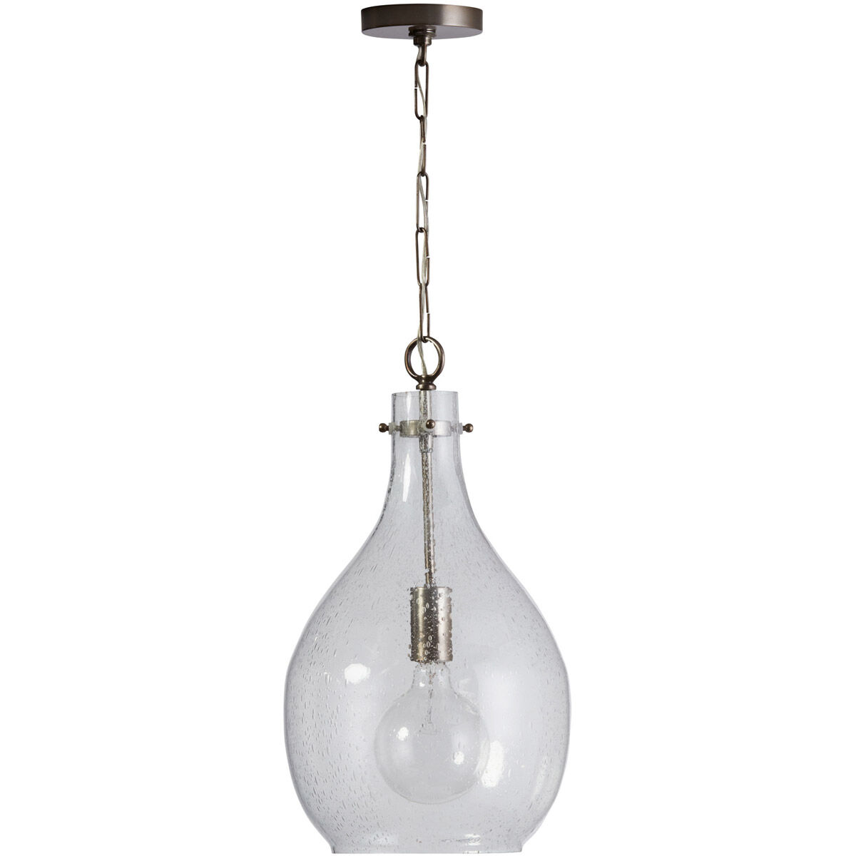 Tatum 1 Light 12 inch Brushed Pewter Pendant Ceiling Light