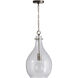 Tatum 1 Light 12 inch Brushed Pewter Pendant Ceiling Light