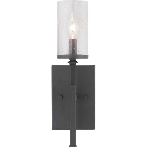 Tralee 1 Light Graphite Wall Bracket Wall Light, Design Series