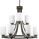 Graford 9 Light 27 inch Antique Bronze Chandelier Ceiling Light