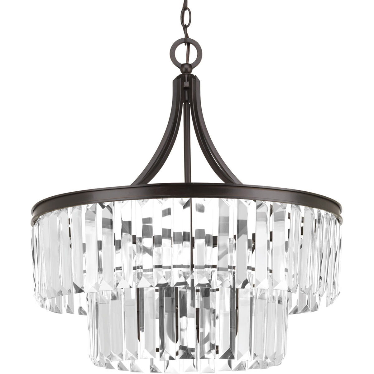 Palermo 5 Light 22.25 inch Antique Bronze Pendant Ceiling Light, Design Series