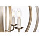 Goleta St 4 Light 18 inch Vintage Sliver Pendant Ceiling Light