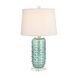 Eldorado 25 inch 100 watt Green Table Lamp Portable Light