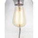 Fano 1 Light Polished Nickel Pendant Ceiling Light