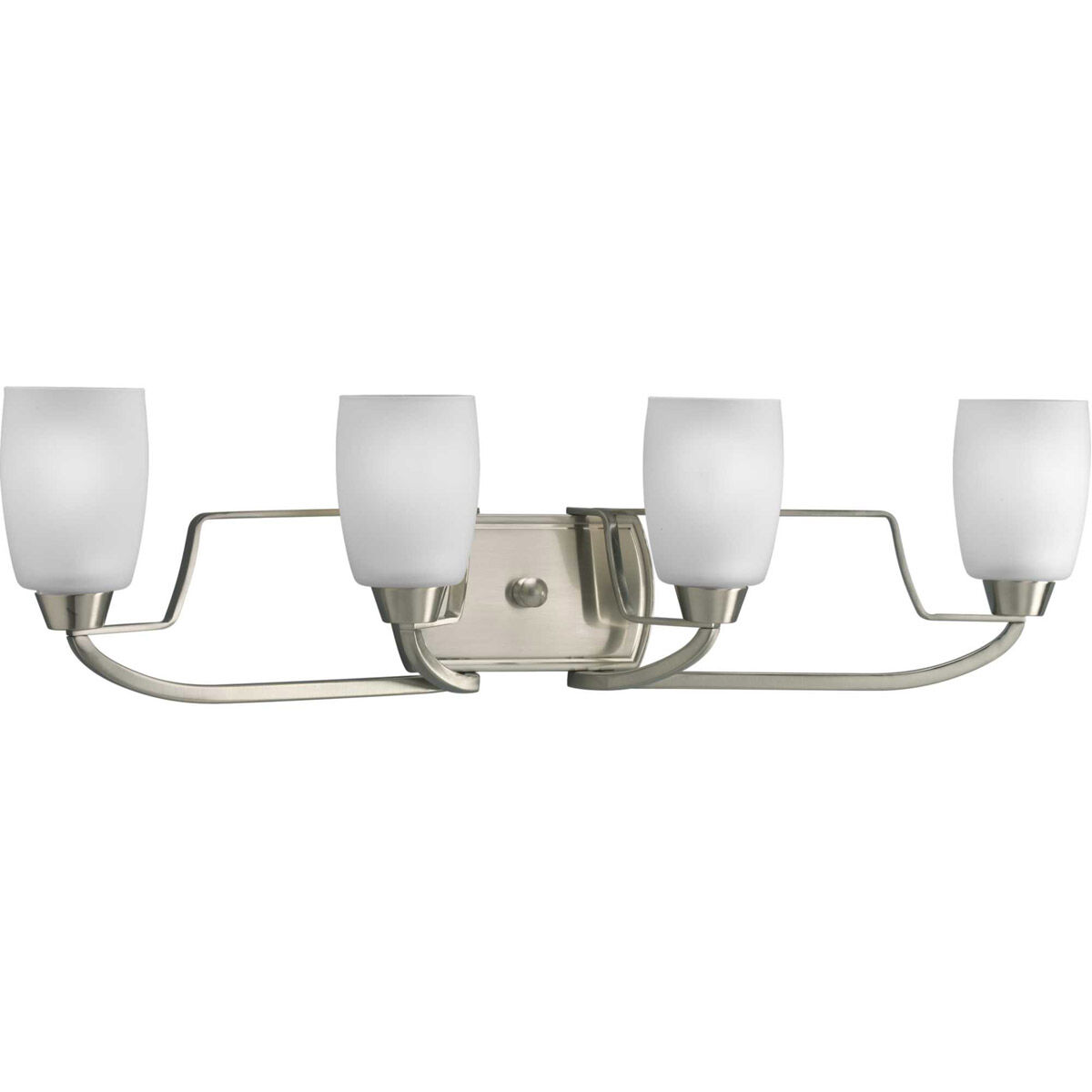 Anna 4 Light 30 inch Brushed Nickel Bath Vanity Wall Light
