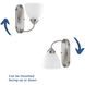 Armstrong 1 Light 5.75 inch Brushed Nickel Bath Vanity Wall Light
