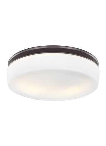 Bovina 2 Light 13.5 inch Oil Rubbed Bronze Flush Mount Ceiling Light