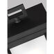 Terni 1 Light 12 inch Textured Black Outdoor Wall Lantern, White Opal Glass