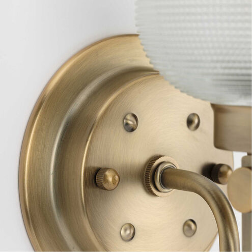 Artrude St 3 Light 26.25 inch Vintage Brass Bath Vanity Wall Light