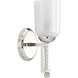 Berlin 1 Light 5.13 inch Polished Nickel Bath Vanity Wall Light, Design Series
