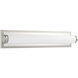 Goldthwaite LED 24 inch Brushed Nickel Bath Vanity Wall Light, Progress LED