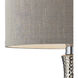 Aberdeen Ave 21.5 inch 60 watt Chrome Table Lamp Portable Light