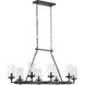 Tralee 8 Light 38 inch Graphite Chandelier Ceiling Light, Design Series