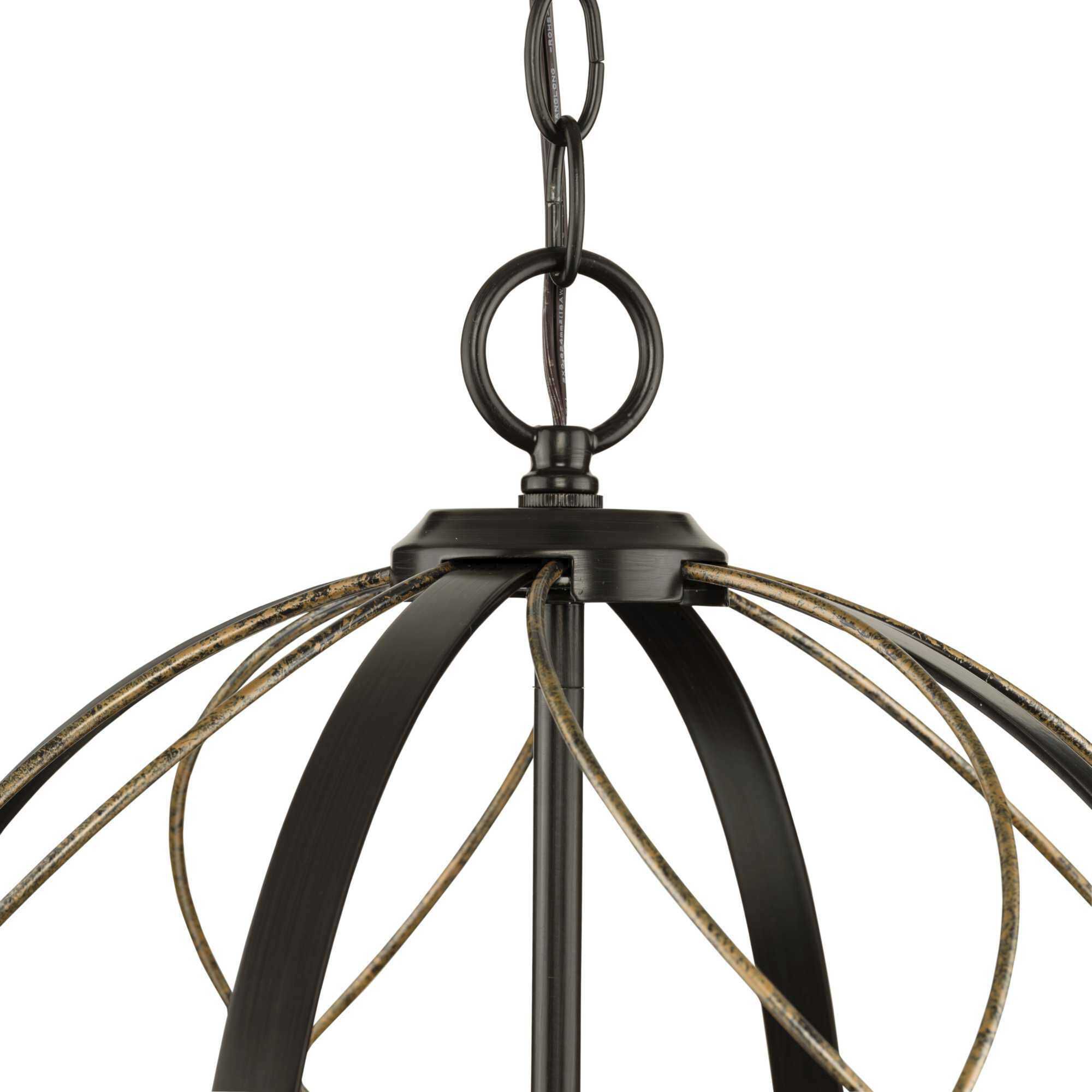 Gerald Ave 3 Light 16 inch Antique Bronze Pendant Ceiling Light