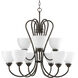 Armstrong 9 Light 29.81 inch Antique Bronze Chandelier Ceiling Light