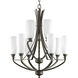 Anna 9 Light 27 inch Antique Bronze Chandelier Ceiling Light