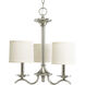 Briscoe 3 Light 16.81 inch Brushed Nickel Chandelier Ceiling Light