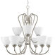 Armstrong 9 Light 29.81 inch Brushed Nickel Chandelier Ceiling Light