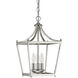 Peckham 3 Light 10 inch Polished Nickel Foyer Pendant Ceiling Light