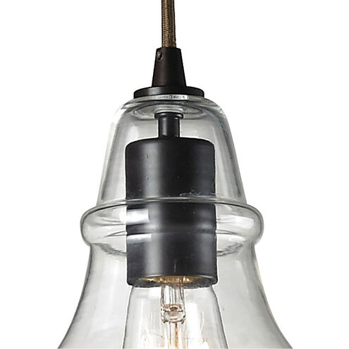 Graham Pl 1 Light 6 inch Oil Rubbed Bronze Mini Pendant Ceiling Light