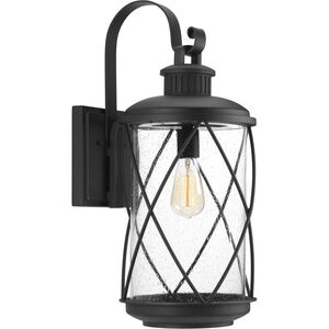 Garthwaite Ave 1 Light 24 inch Textured Black Outdoor Wall Lantern, Large