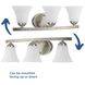 Germain St 3 Light 21.5 inch Brushed Nickel Bath Vanity Wall Light