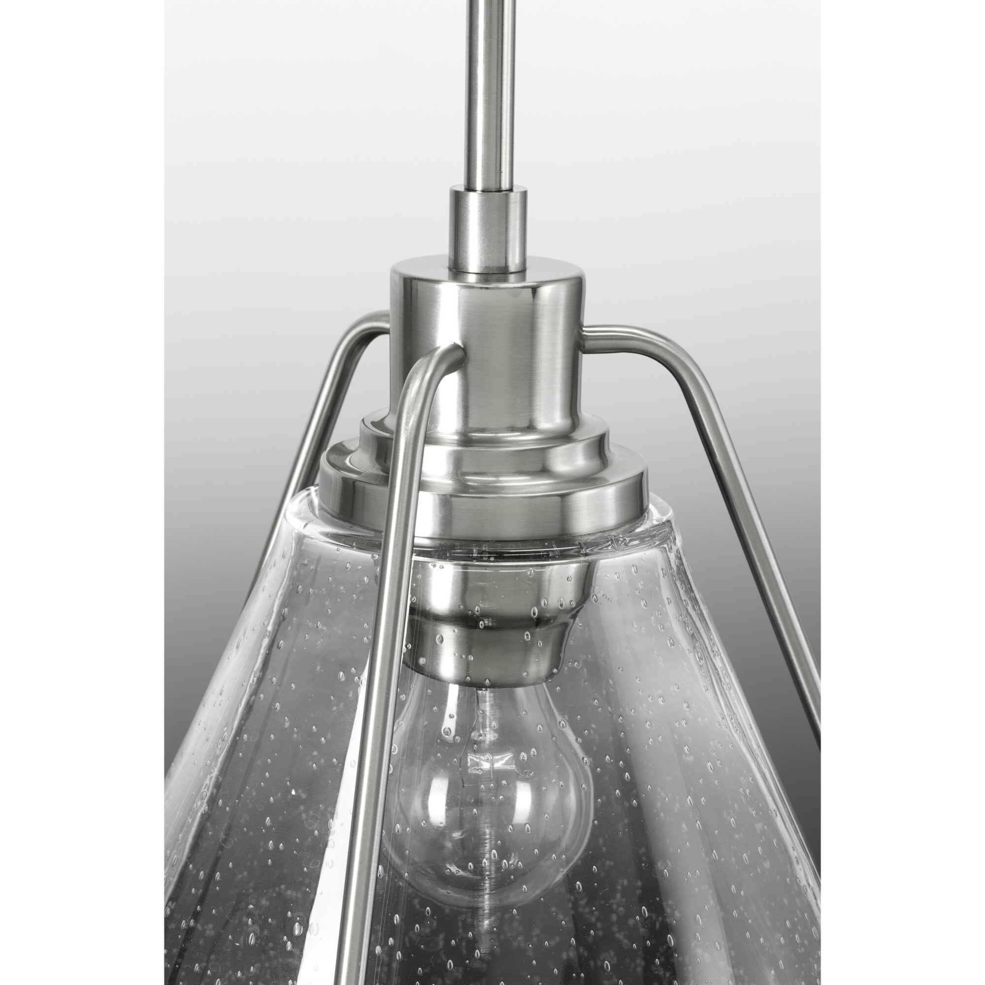 Fano 1 Light 13 inch Brushed Nickel Pendant Ceiling Light