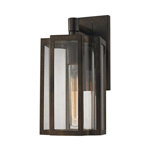 Greenock Ln 1 Light 13 inch Hazelnut Bronze with Clear Outdoor Wall Sconce