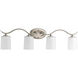 Briscoe 4 Light 31 inch Brushed Nickel Bath Vanity Wall Light