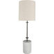 Abilene 34.25 inch 100 watt Taupe Table Lamp Portable Light