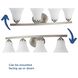 Germain St 4 Light 28.25 inch Brushed Nickel Bath Vanity Wall Light