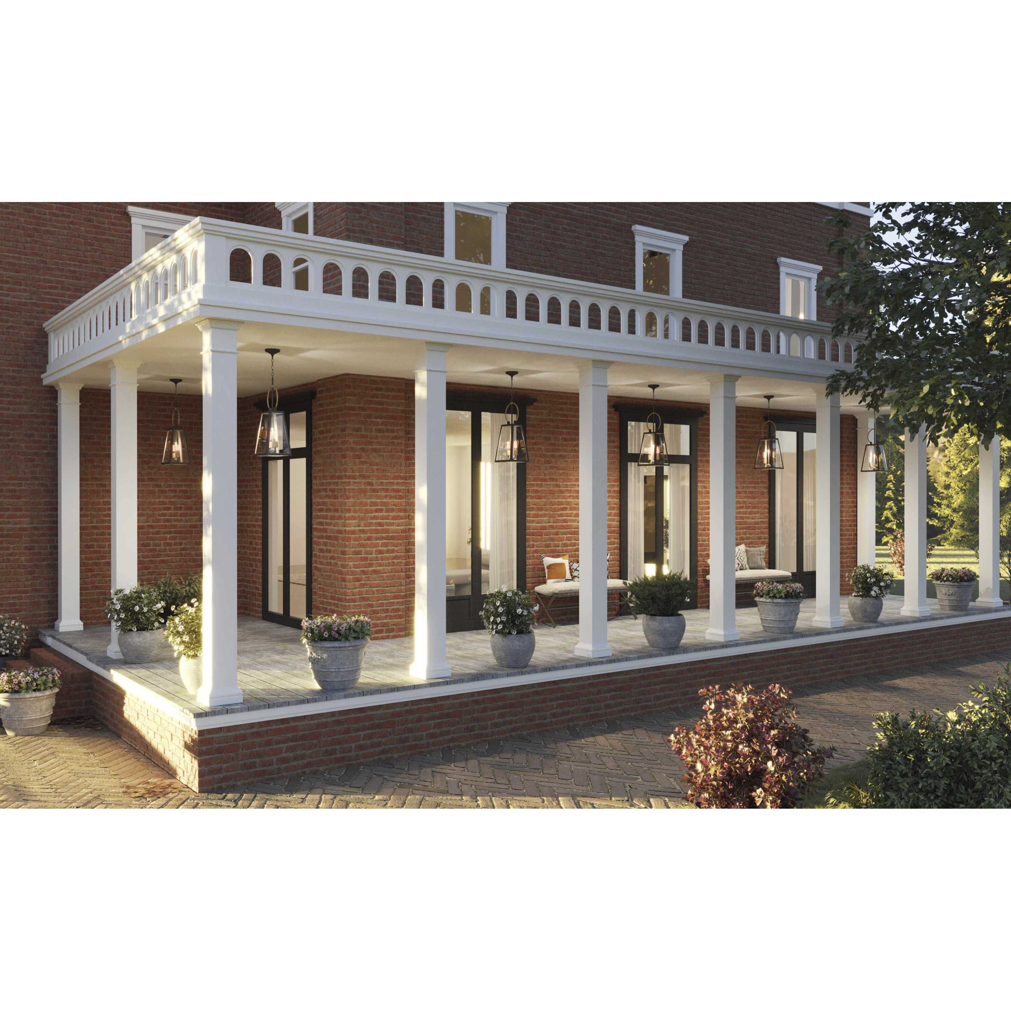 Provo 2 Light 11 inch Antique Bronze Outdoor Hanging Lantern