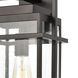 Loft 1 Light 19 inch Matte Black Outdoor Wall Sconce