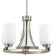 Graford 3 Light 17 inch Brushed Nickel Semi-Flush Mount Convertible Ceiling Light