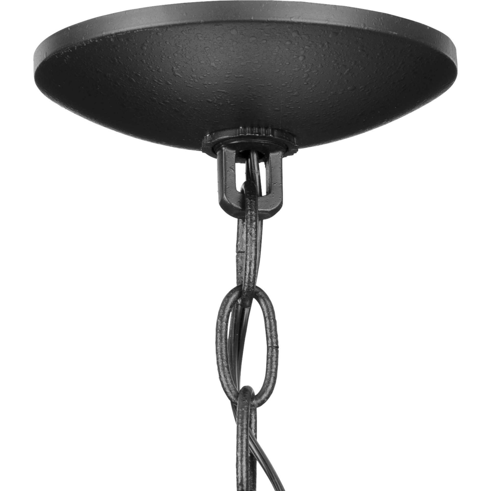 Gloucester St 5 Light 21 inch Textured Black Chandelier Ceiling Light