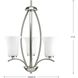 Athy 3 Light 14.63 inch Brushed Nickel Foyer Chandelier Ceiling Light