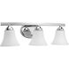 Germain St 3 Light 21.5 inch Polished Chrome Bath Vanity Wall Light