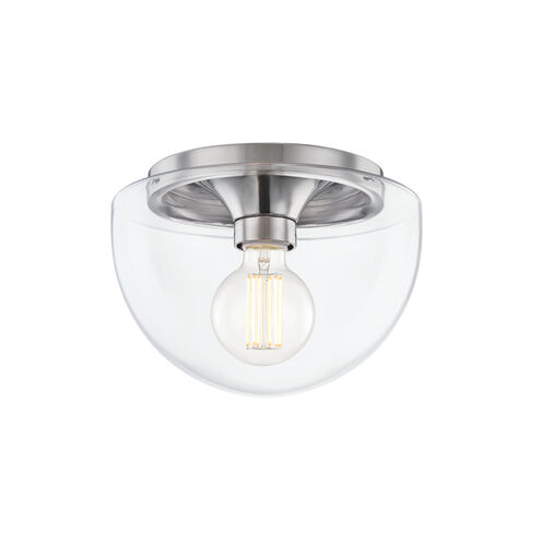 Brayden 1 Light 10 inch Polished Nickel Flush Mount Ceiling Light