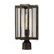 Greenock Ln 1 Light 15 inch Hazelnut Bronze with Clear Outdoor Post Light