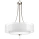 Gladden Pl 4 Light Brushed Nickel Pendant Ceiling Light