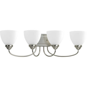 Armstrong 4 Light 29.88 inch Brushed Nickel Bath Vanity Wall Light