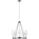 Golly 5 Light 28.12 inch Polished Nickel Chandelier Ceiling Light