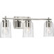 Art 3 Light 23 inch Polished Nickel Bath Vanity Wall Light