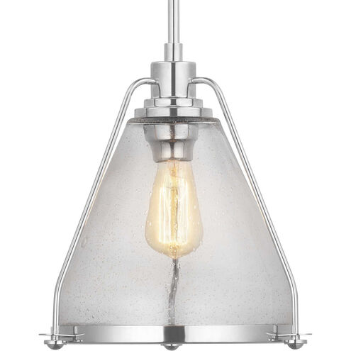 Fano 1 Light Polished Nickel Pendant Ceiling Light