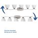 Antelo View Dr 5 Light 41.63 inch Brushed Nickel Bath Vanity Wall Light