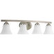 Germain St 4 Light 28.25 inch Brushed Nickel Bath Vanity Wall Light