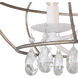 Garden Grove 3 Light 15.88 inch Cottage White Semi-Flush Mount Convertible Ceiling Light